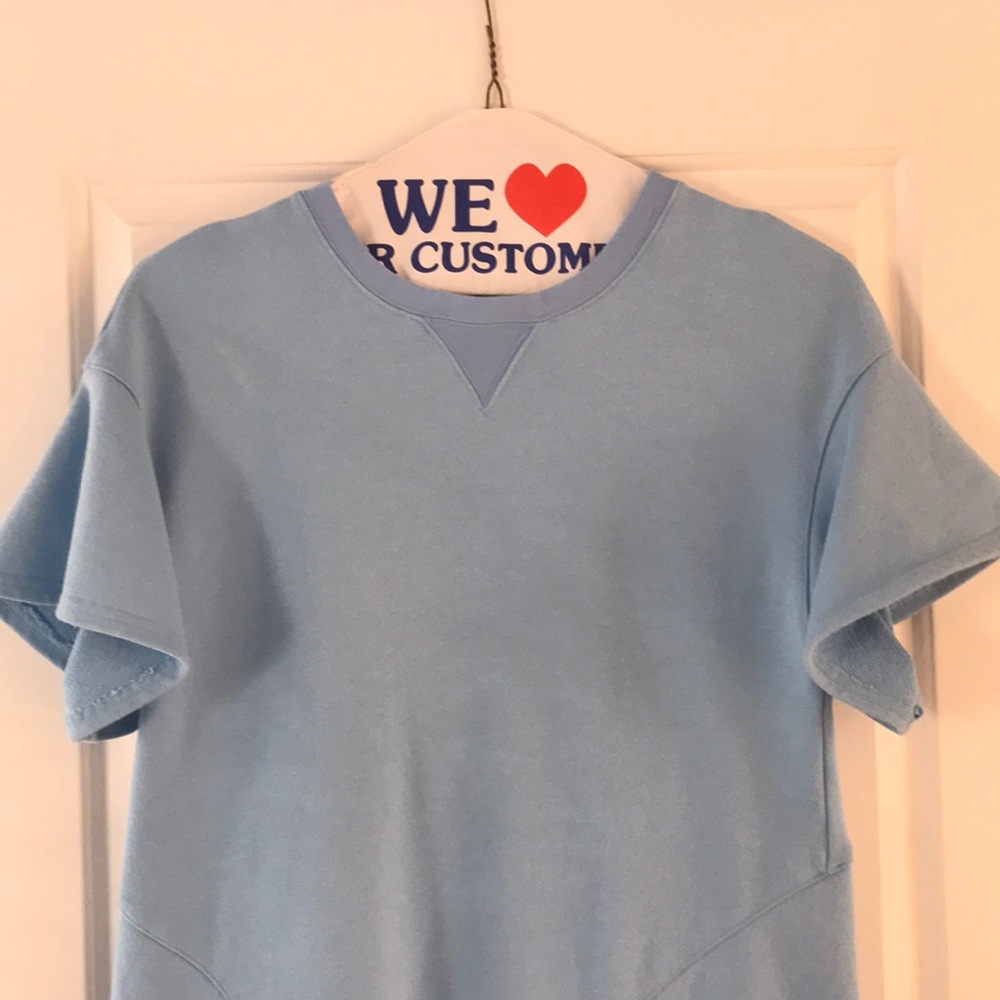 Anthro sweatshirt tee dress